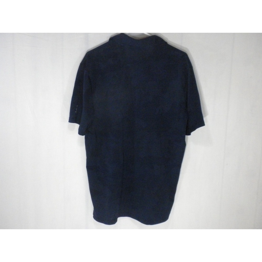 Ralph Lauren Polo Shirt Mens L Blue Jacquard Camo RLX PGC Golf Logo Performance - Picture 7 of 14